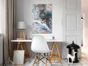 Obraz - Blue Sienna Marble (1-częściowy) pionowy - obrazek 2