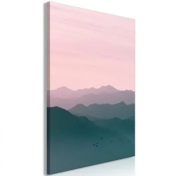 Obraz - Góry o wschodzie słońca (1-częściowy) pionowy