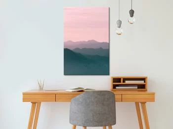 Obraz - Góry o wschodzie słońca (1-częściowy) pionowy