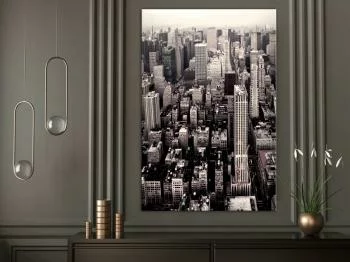 Obraz - Manhattan w sepii (1-częściowy) pionowy - obrazek 2