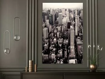 Obraz - Manhattan w sepii (1-częściowy) pionowy