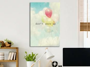 Obraz - Don't grow up (1-częściowy) pionowy