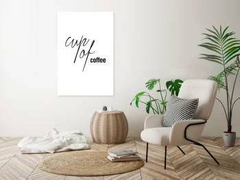 Obraz - Cup of Coffee (1-częściowy) pionowy - obrazek 2