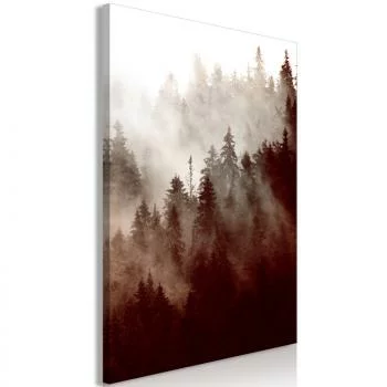 Obraz - Brązowy las (1-częściowy) pionowy