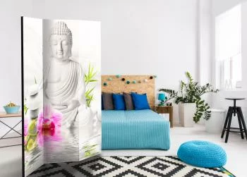 Parawan - Budda i orchidee - obrazek 2