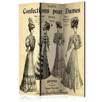 Parawan 3-częściowy - Confections pour Dames  [Parawan]