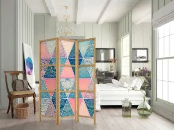 Parawan japoński - Orientalny patchwork I - obrazek 2