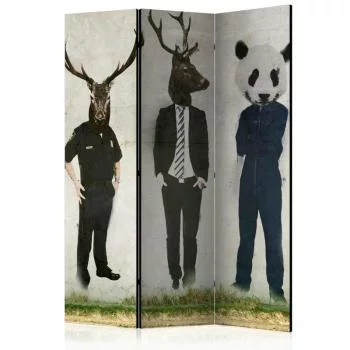 Parawan 3-częściowy - Man or Animal