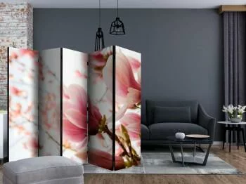 Parawan 5-częściowy - Różowa magnolia II - obrazek 2
