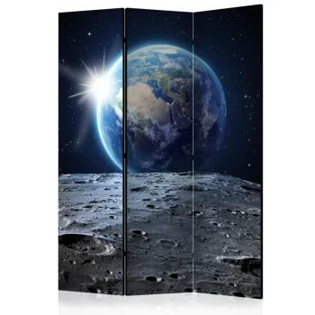 Parawan 3-częściowy - Widok na Niebieską Planetę