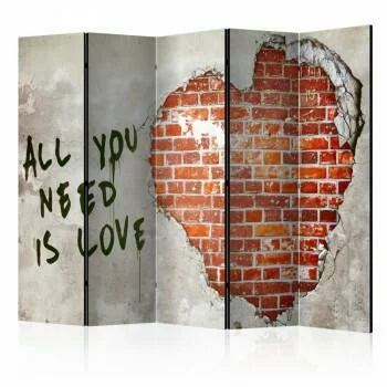 Parawan 5-częściowy - Love is all you need II