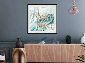 Plakat - Miej wielkie marzenia (kwadratowy)