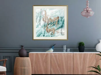 Plakat - Miej wielkie marzenia (kwadratowy)
