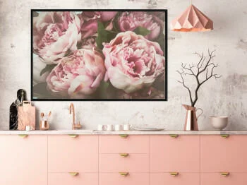 Plakat - Pastelowe peonie - obrazek 2