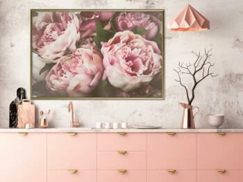 Plakat - Pastelowe peonie - obrazek 2