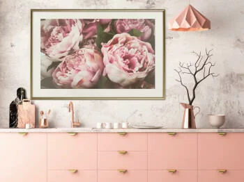 Plakat - Pastelowe peonie - obrazek 2