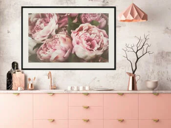 Plakat - Pastelowe peonie - obrazek 2
