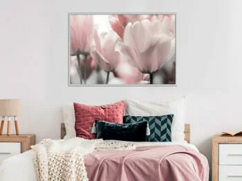 Plakat - Pastelowe tulipany II