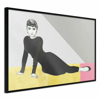 Plakat - Elegancka Audrey