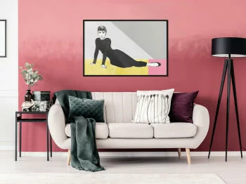 Plakat - Elegancka Audrey