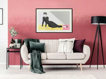 Plakat - Elegancka Audrey