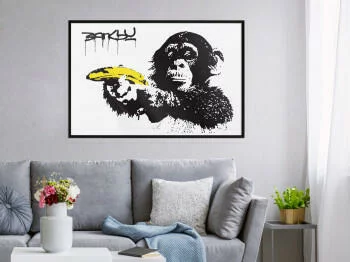 Plakat - Banksy: Banana Gun I - obrazek 2