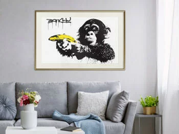 Plakat - Banksy: Banana Gun I - obrazek 2