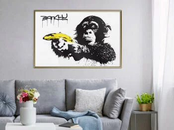 Plakat - Banksy: Banana Gun I - obrazek 2