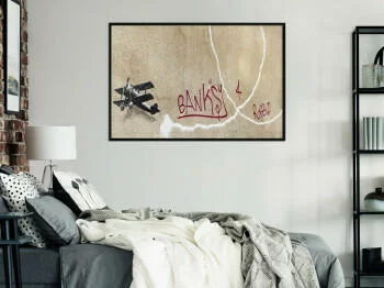 Plakat - Banksy: Love Plane