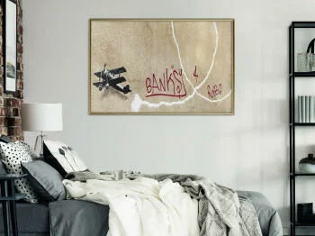 Plakat - Banksy: Love Plane