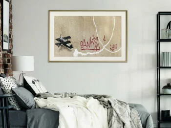 Plakat - Banksy: Love Plane - obrazek 2