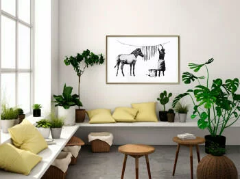 Plakat - Banksy: Washing Zebra Stripes - obrazek 2