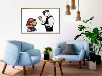 Plakat - Banksy: Mario and Copper - obrazek 2