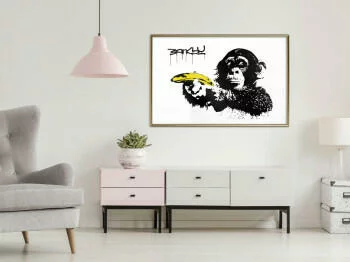 Plakat - Banksy: Banana Gun II - obrazek 2