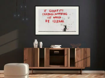 Plakat - Banksy: If Graffiti Changed Anything