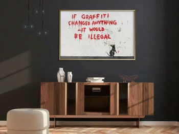 Plakat - Banksy: If Graffiti Changed Anything
