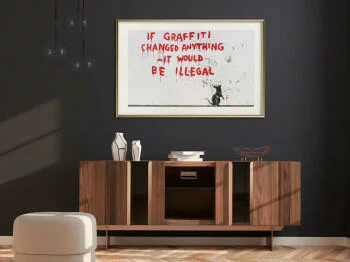 Plakat - Banksy: If Graffiti Changed Anything