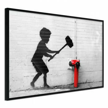 Plakat - Banksy: Hammer Boy