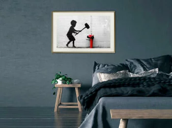 Plakat - Banksy: Hammer Boy - obrazek 2