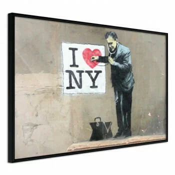 Plakat - Banksy: I Heart NY 