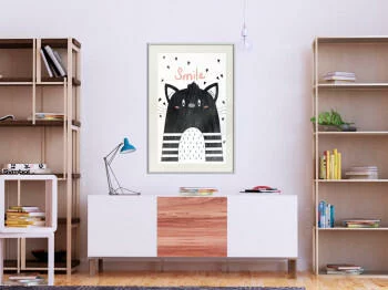 Plakat - Wesoły kotek
