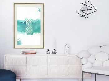 Plakat - Pastelowy ananas - obrazek 2