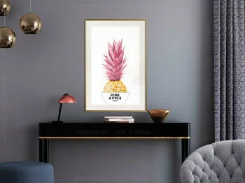 Plakat - Modny ananas - obrazek 2