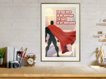 Plakat - Bądź swoim własnym superbohaterem - obrazek 2