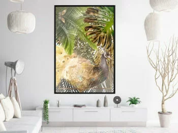 Plakat - Bajkowy paw w dżungli