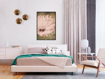 Plakat - The best dreams happen when you are awake - obrazek 2