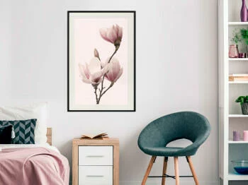 Plakat - Kwitnące magnolie III