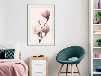 Plakat - Kwitnące magnolie III