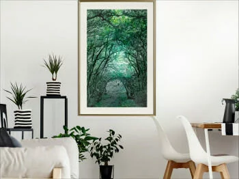 Plakat - Tunel z drzew