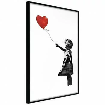 Plakat - Banksy: Girl with Balloon II